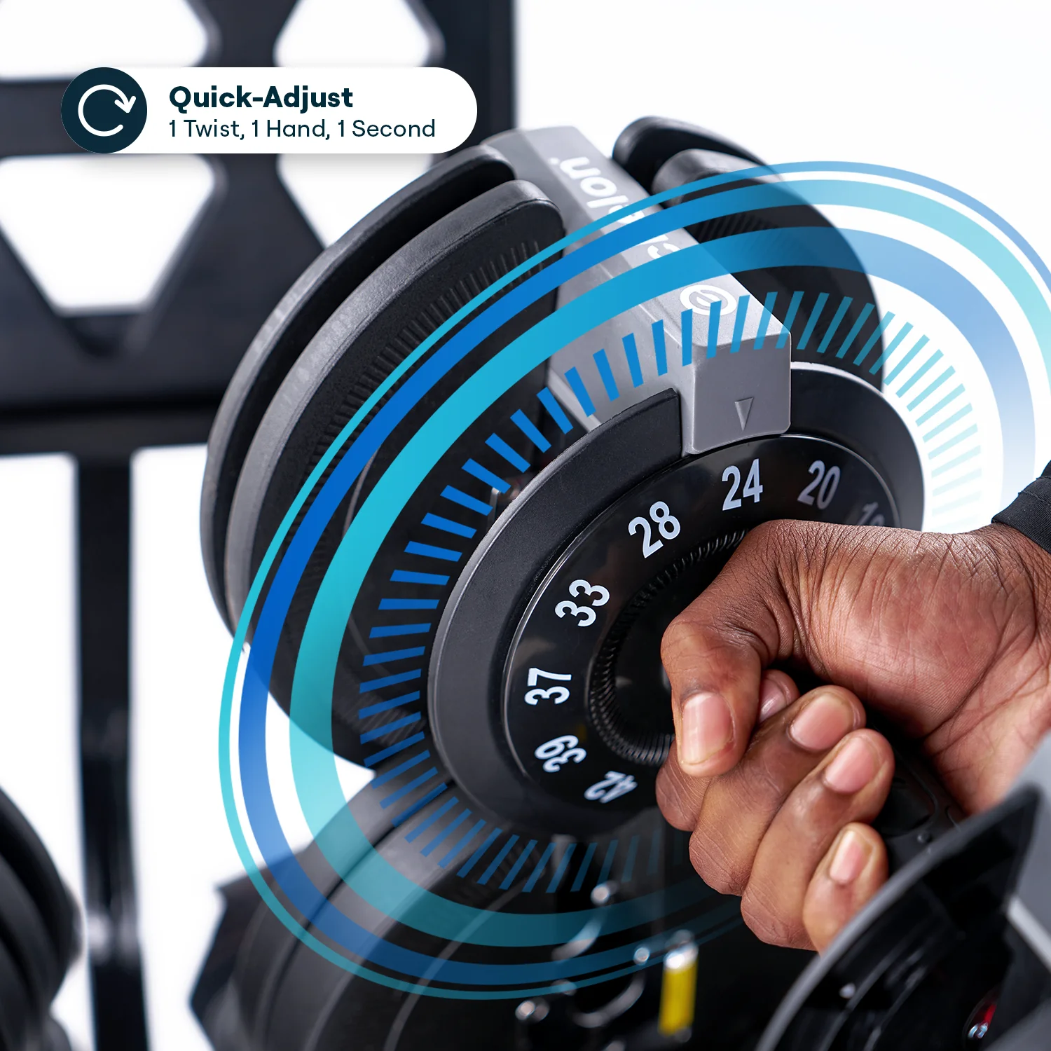 Echelon Strength Adjustable Dumbbells - Image 4