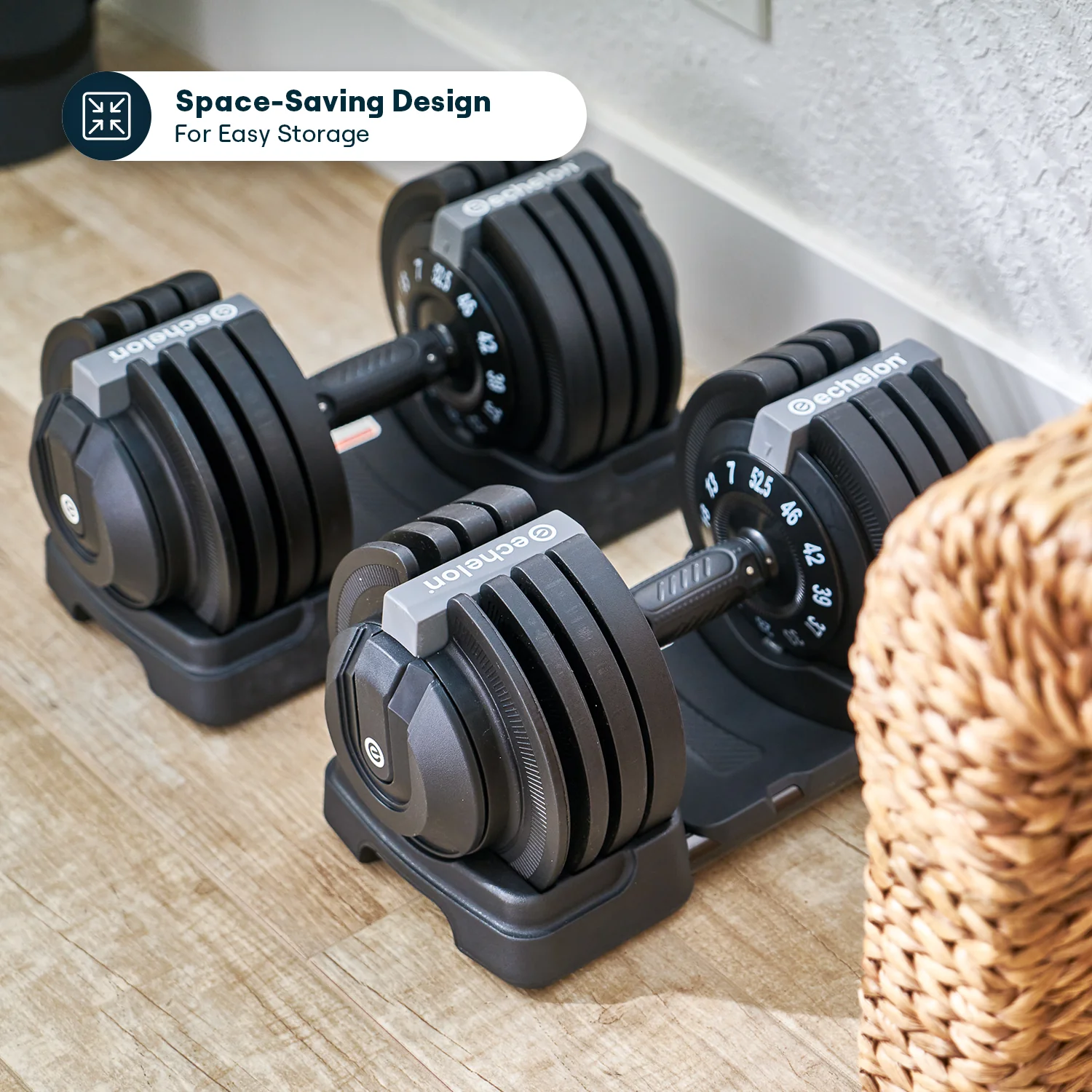Echelon Strength Adjustable Dumbbells - Image 5