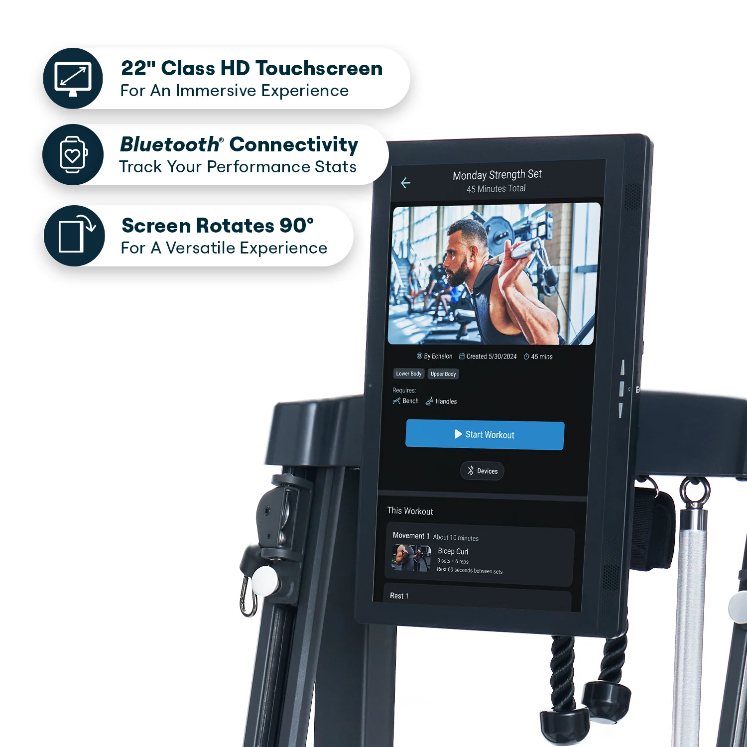 Echelon Strength+ Smart Gym System - Image 8